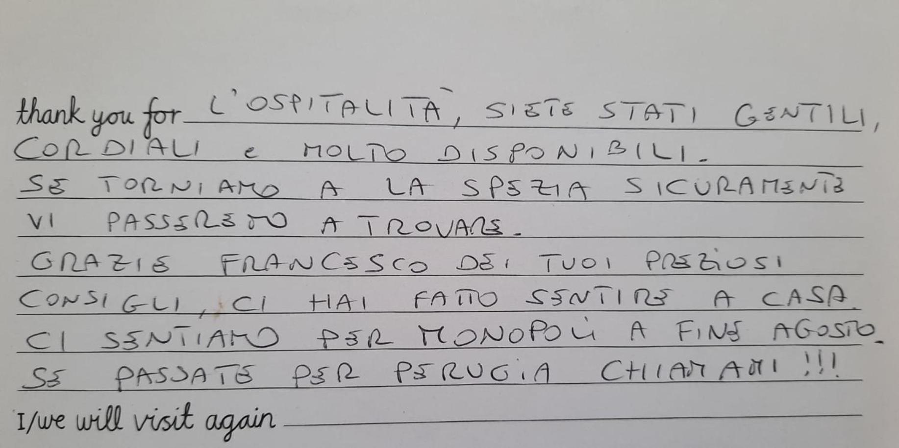 Апартаменты Dimora Stella Di Aprile Специя Экстерьер фото